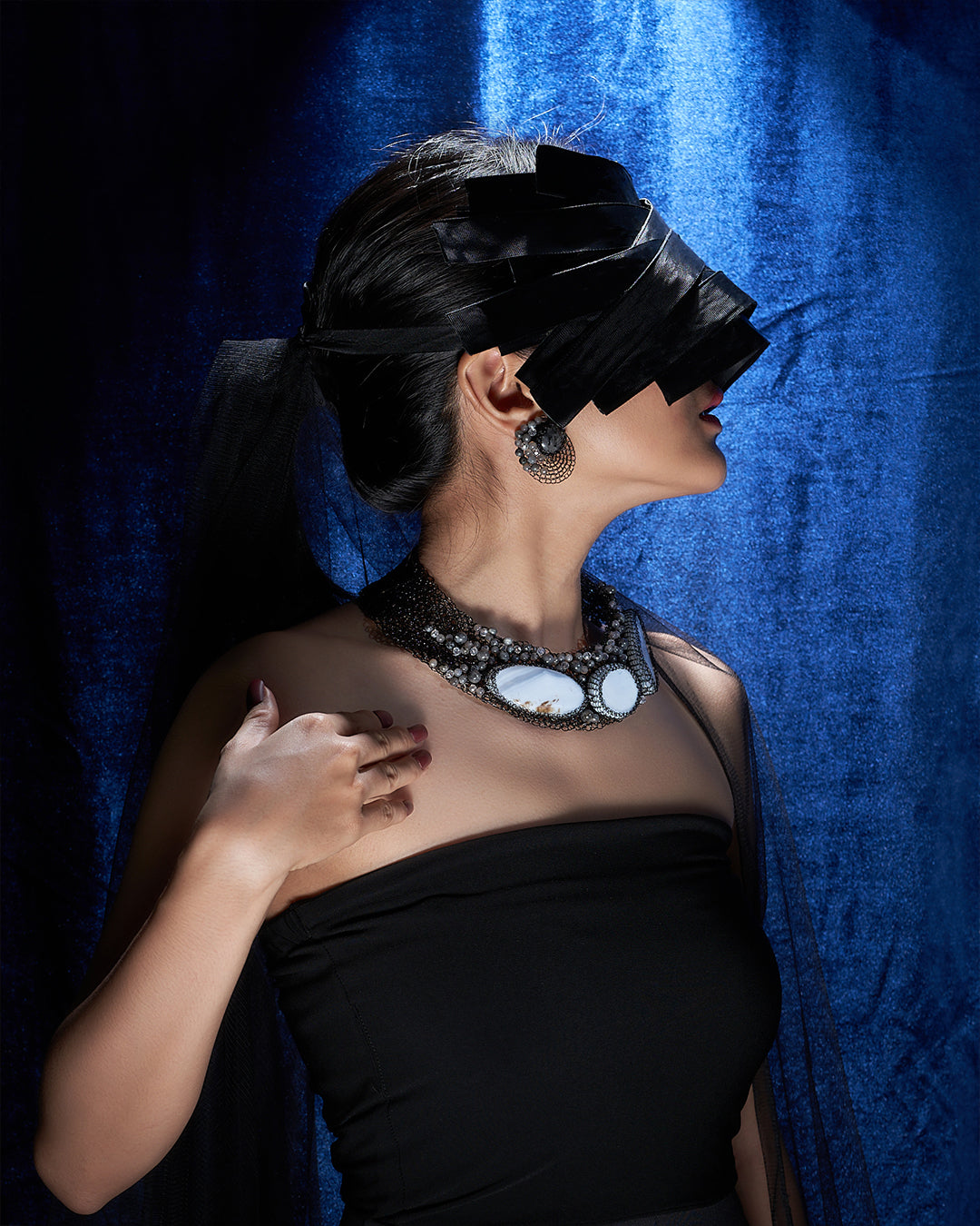 Zenara Black Necklace