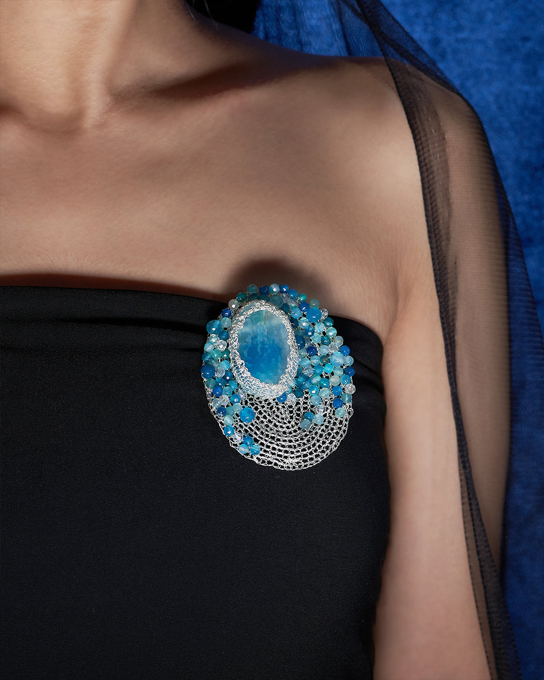 Zenara Brooch Silver