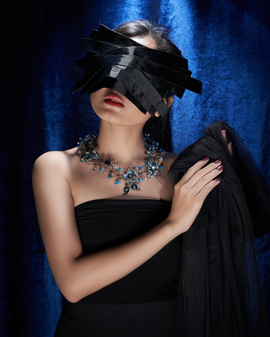 Asoka Black Necklace