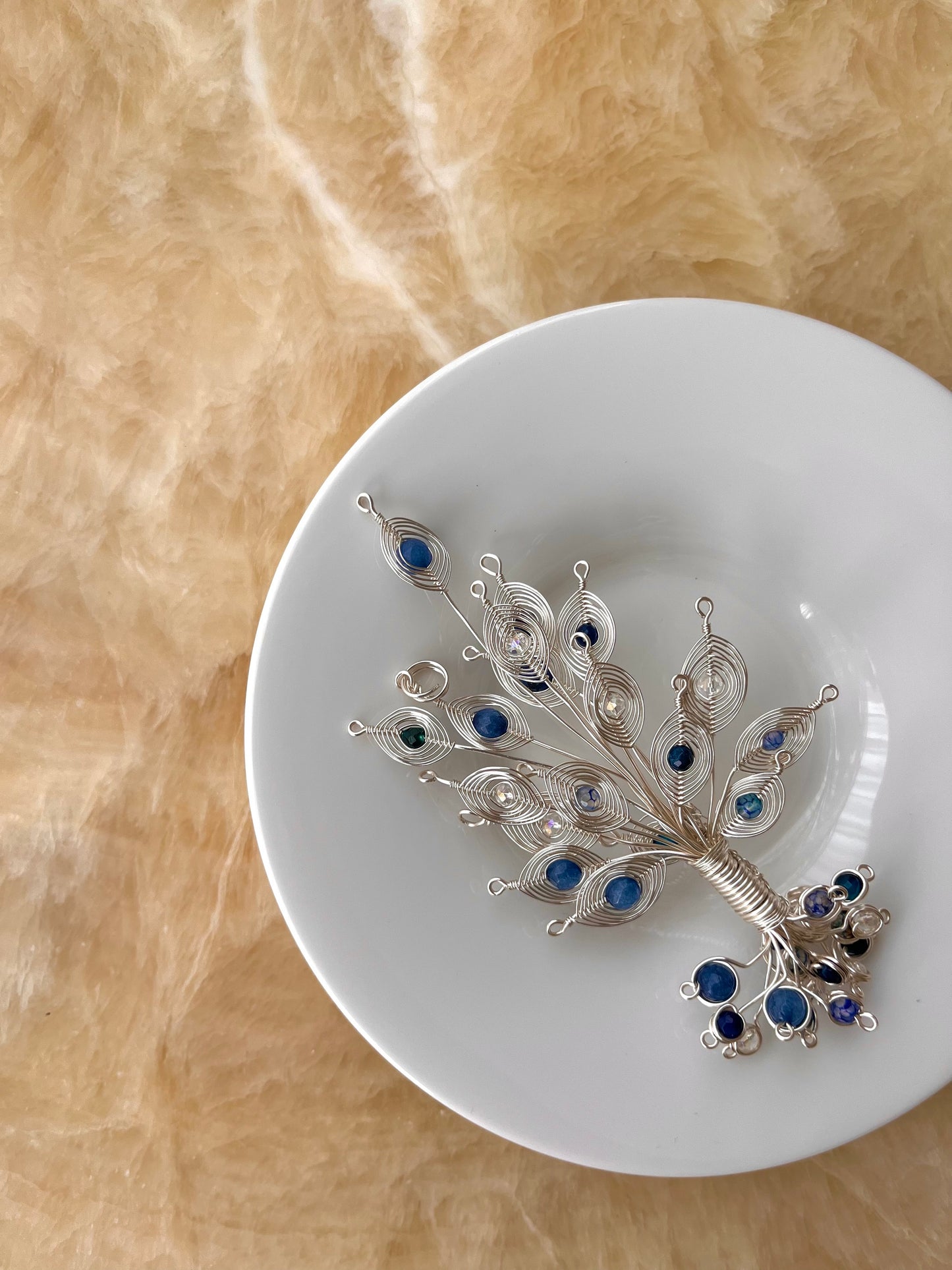 SPARKLING MERAK BLUE SILVER