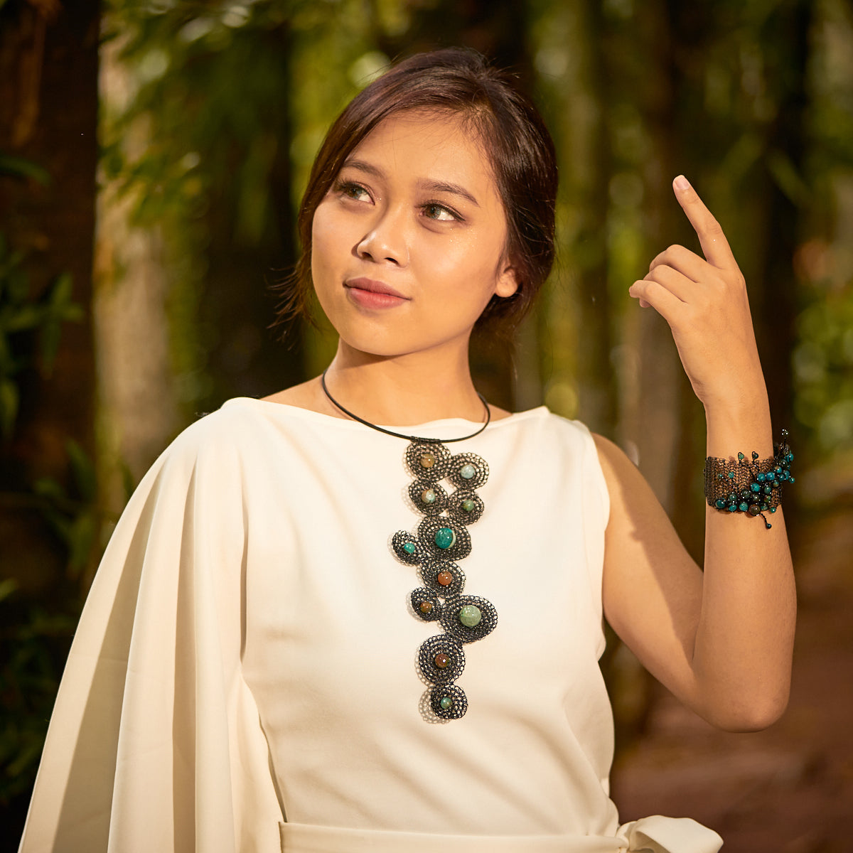 SHINTA TURQUOISE BLACK