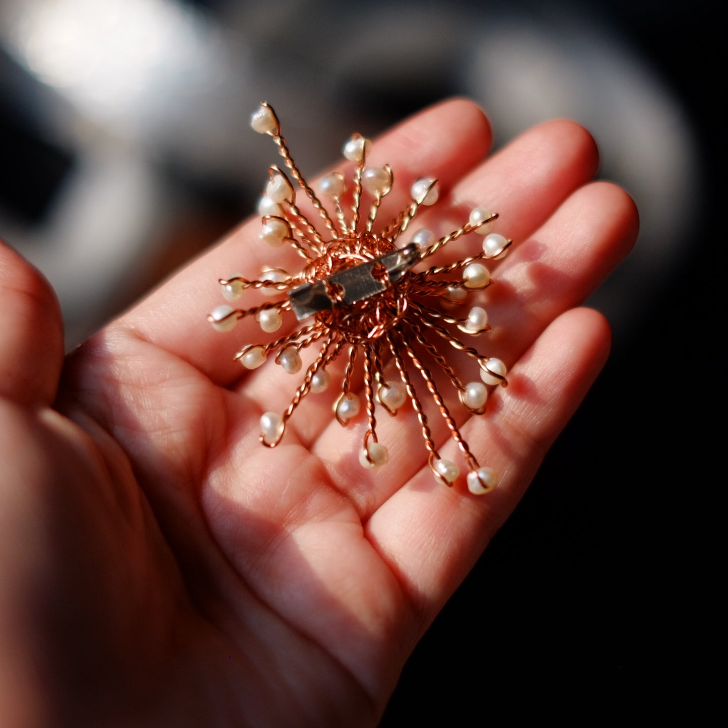 BROOCH MATAHARI PEARL RG