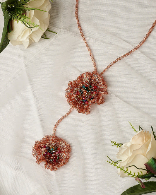 Dreamy Zinnia Colorful Rose Gold