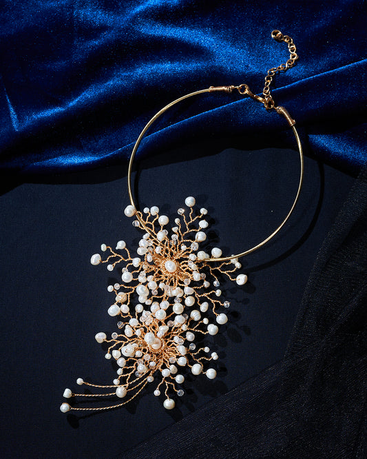 Kanaka Pearl Gold Necklace (2 in 1)