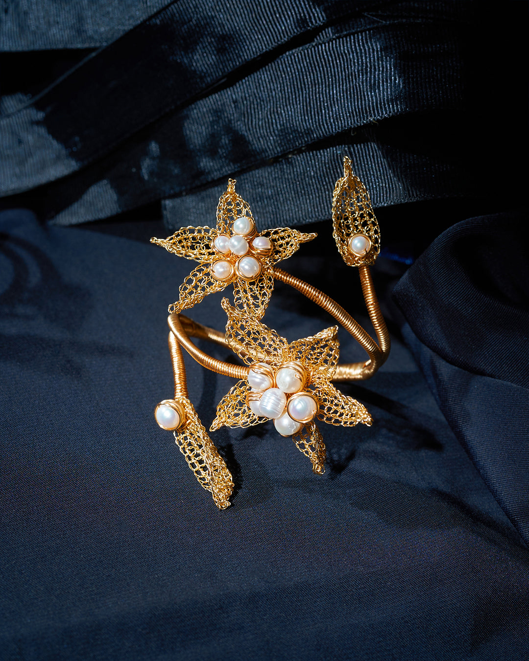 Sekar Pearl Gold Bracelet