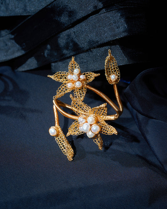 Sekar Pearl Gold Bracelet