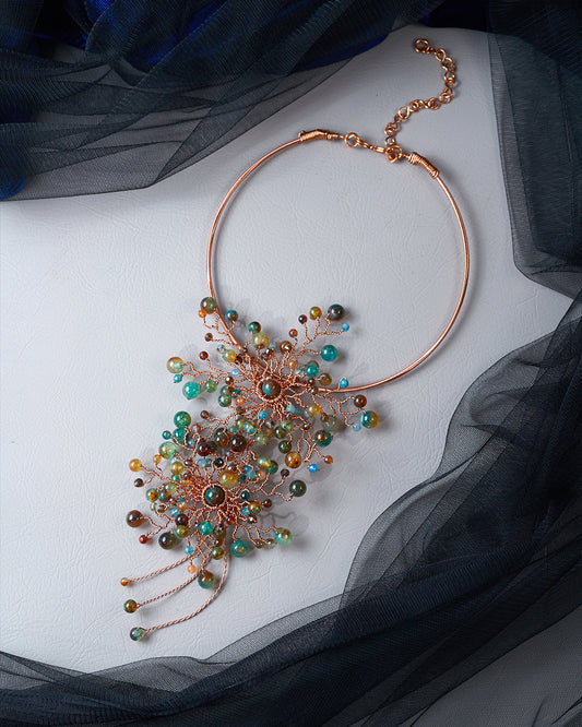 Kanaka Rose Gold Necklace (2 in 1)