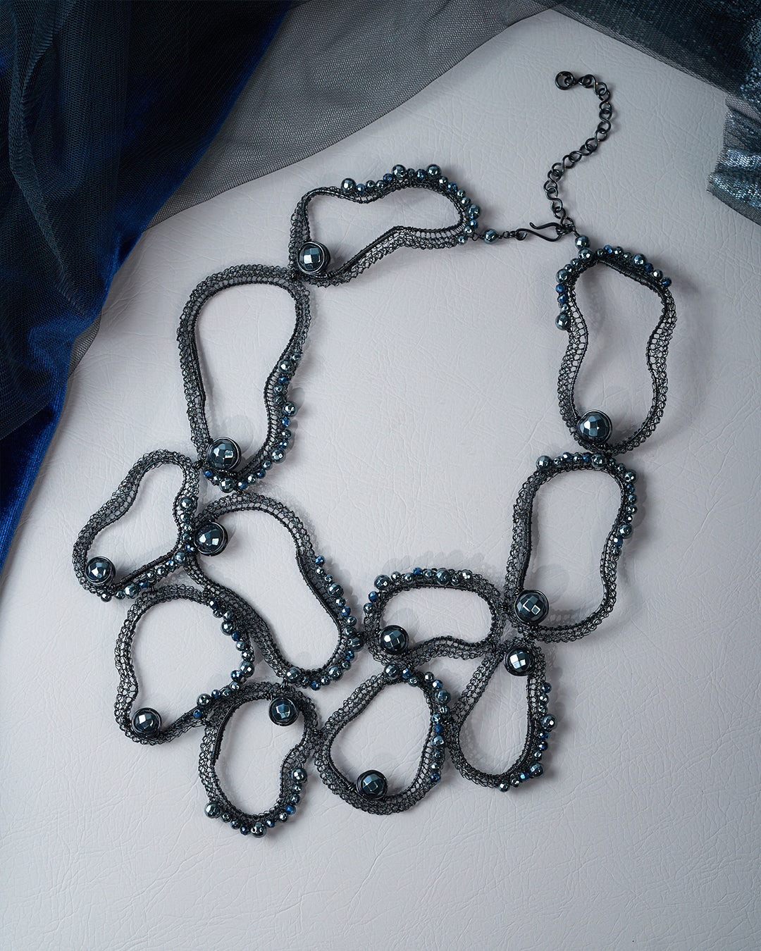 Linea Black Hematite Necklace