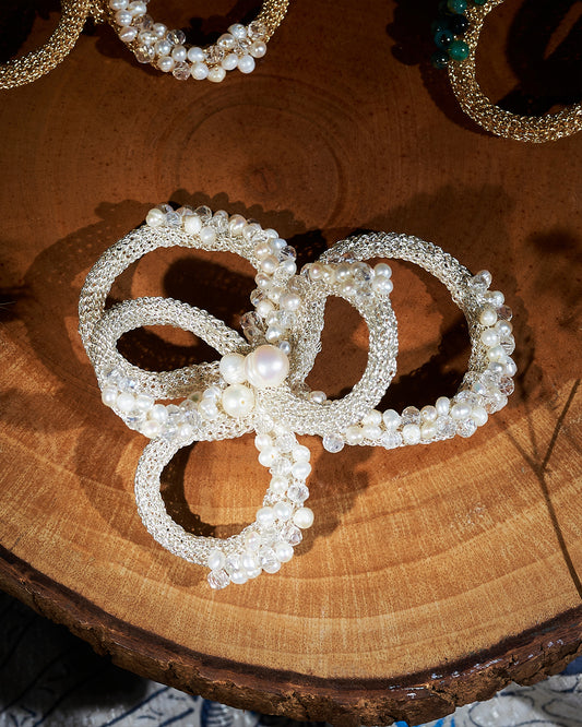 Cempaka Silver Brooch