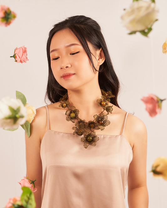 Tulips Vintage Necklace