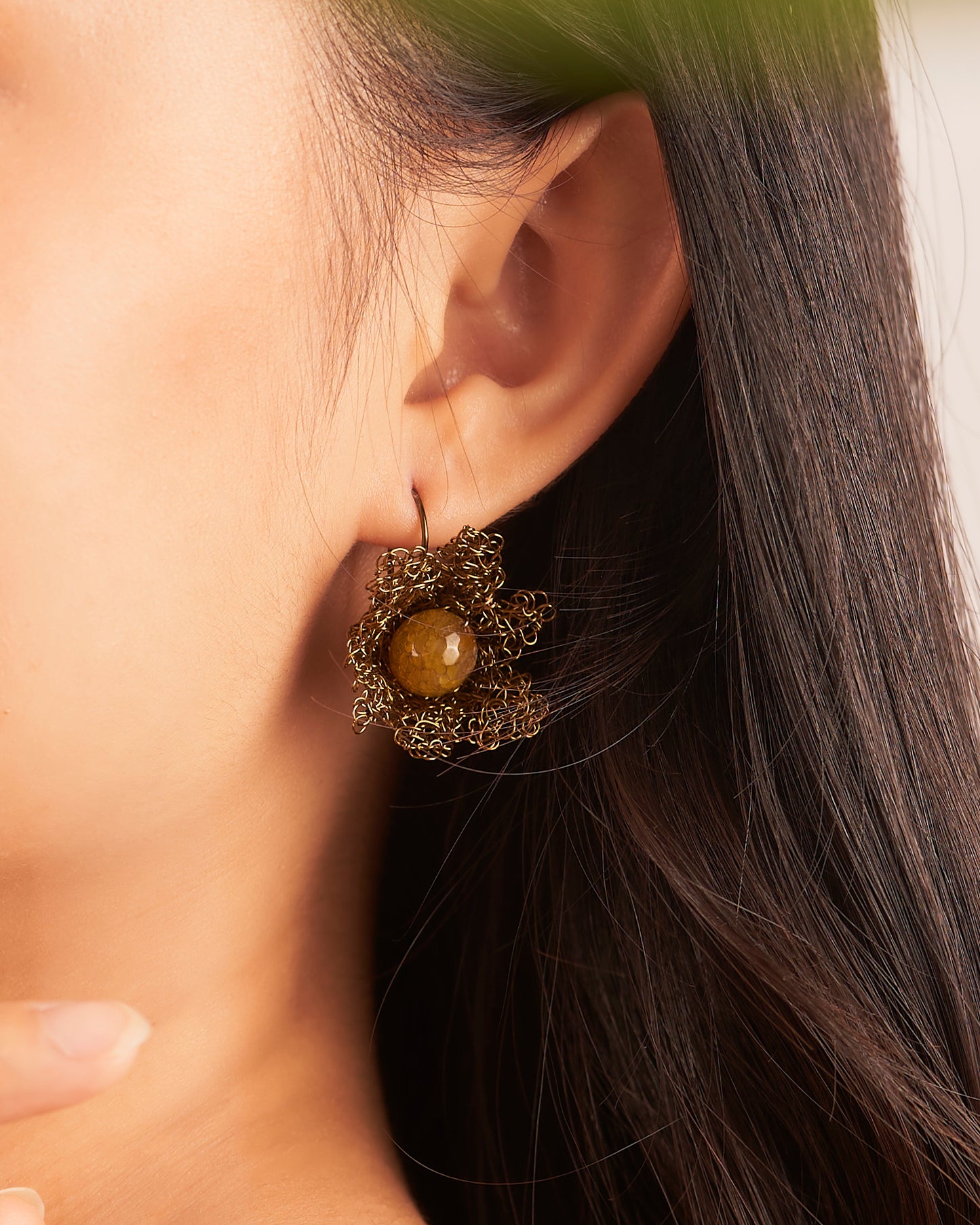 Tulips Vintage Earring