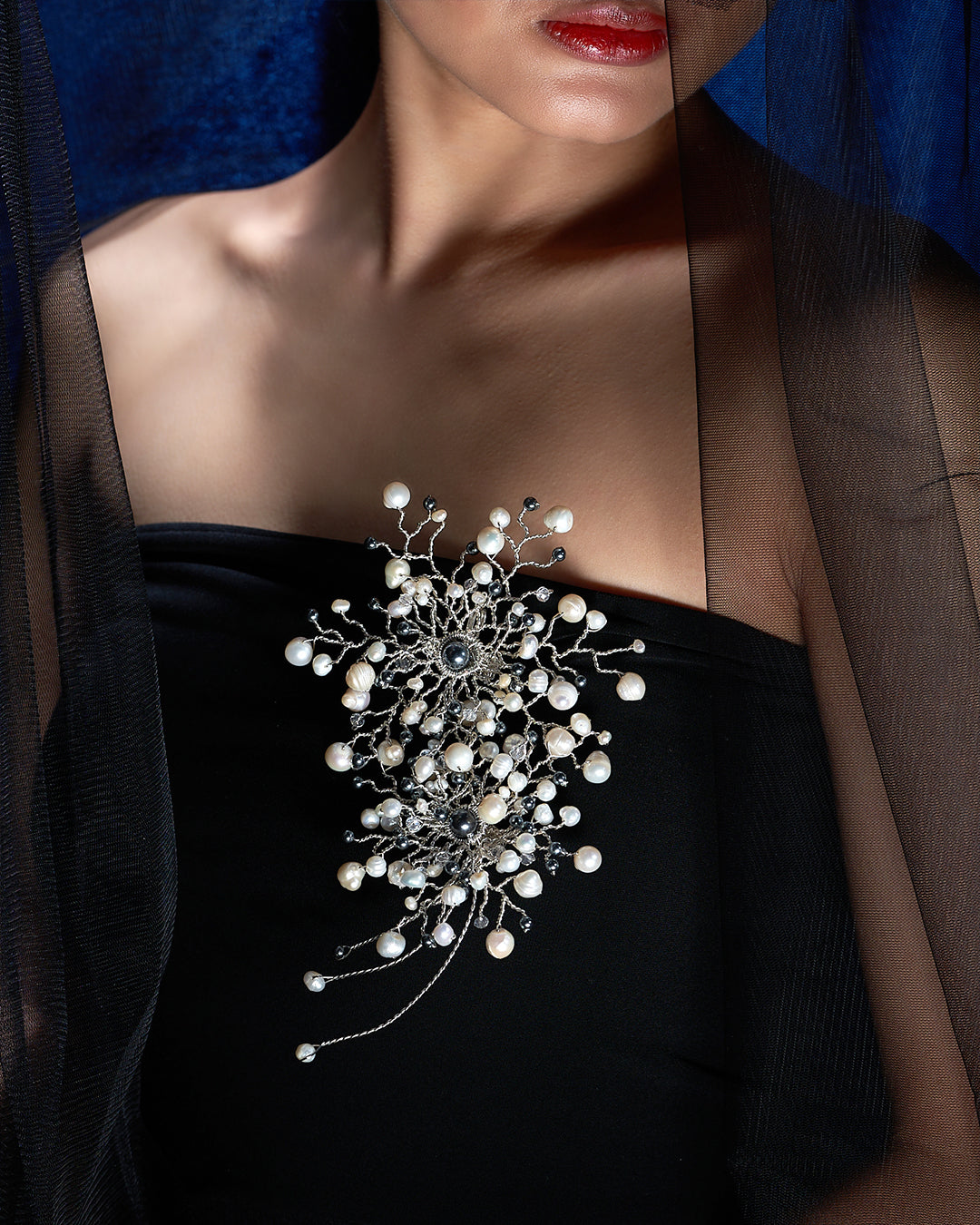 Kanaka Pearl Silver Necklace (2 in 1)
