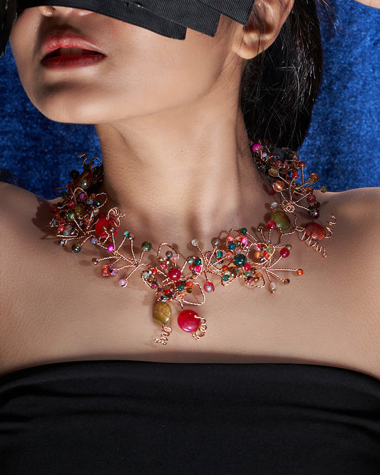 Asoka Rose Gold Necklace