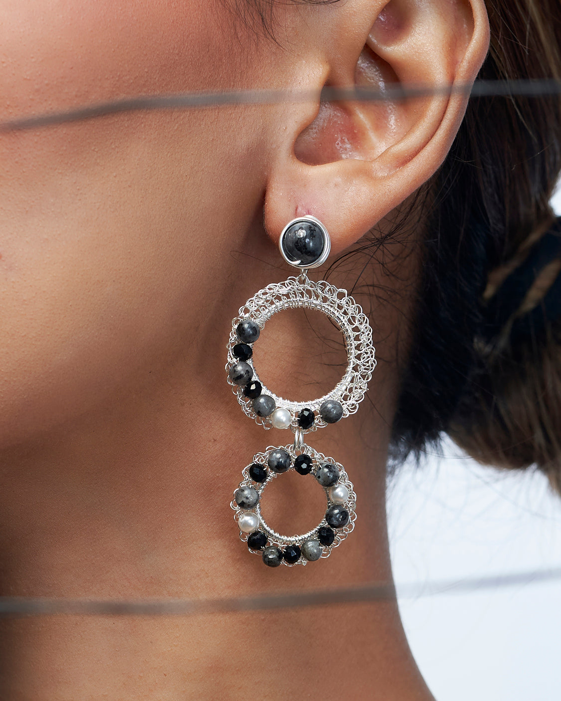 Seraphina Silver Earring