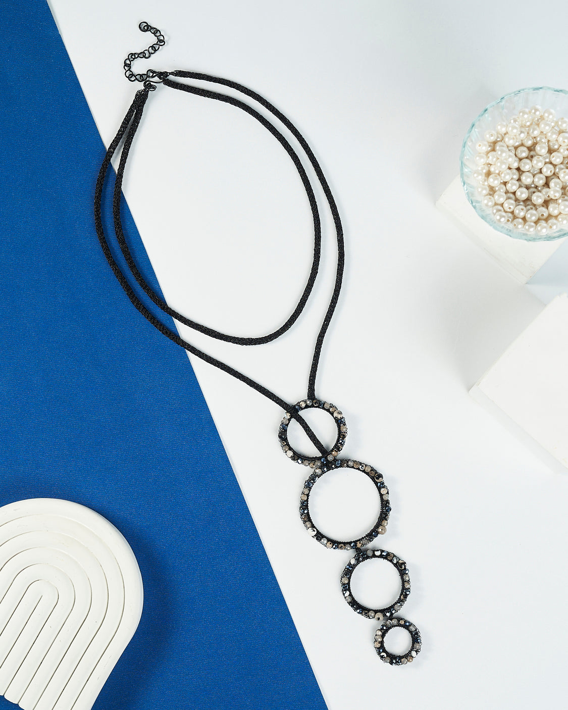 Ophelia Black Necklace