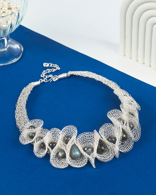 Elara Silver Necklace