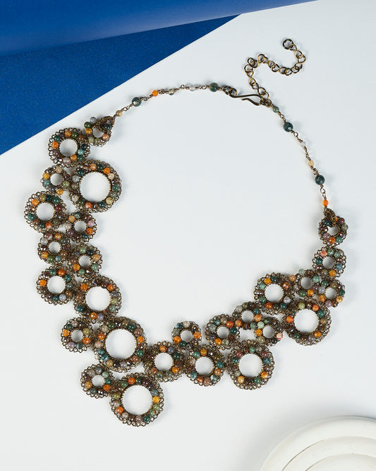 Seraphina Mixed Green Necklace