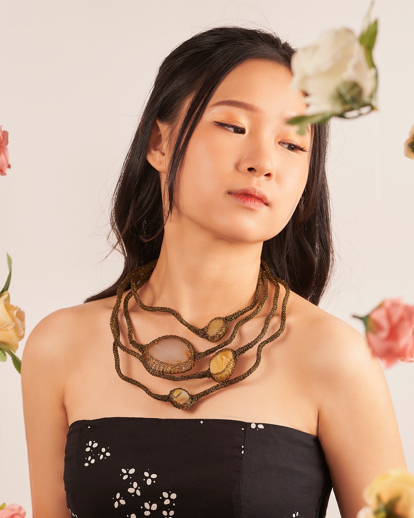 Candela Green Vintage Necklace