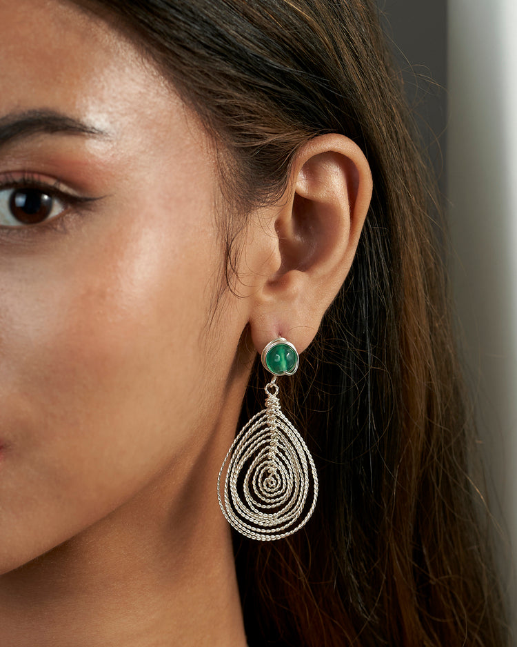 Nebula Silver Earrings