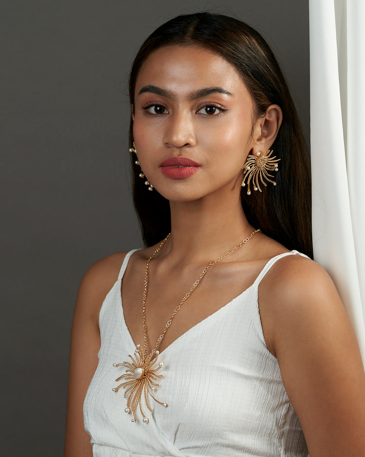 Flare Gold Earrings