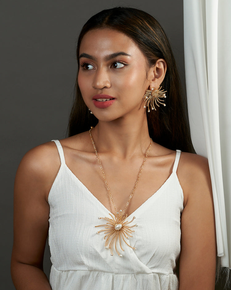 Flare Gold Earrings