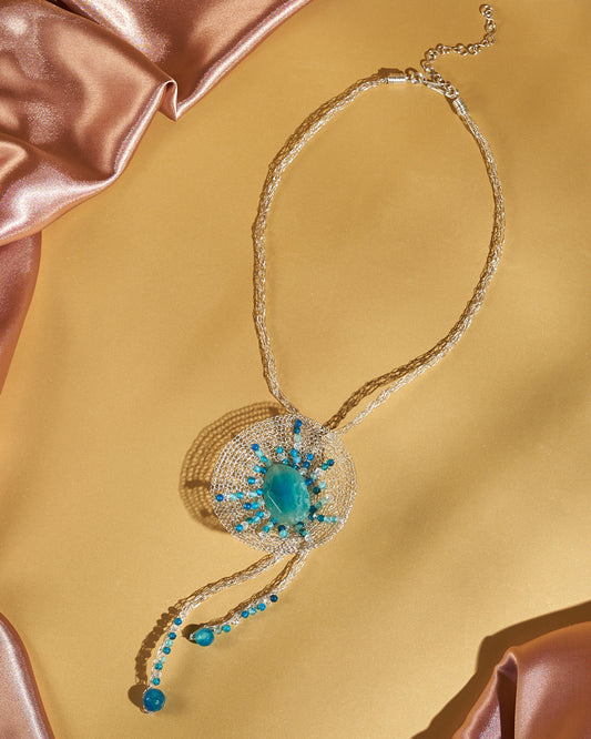 Helios Silver Necklace