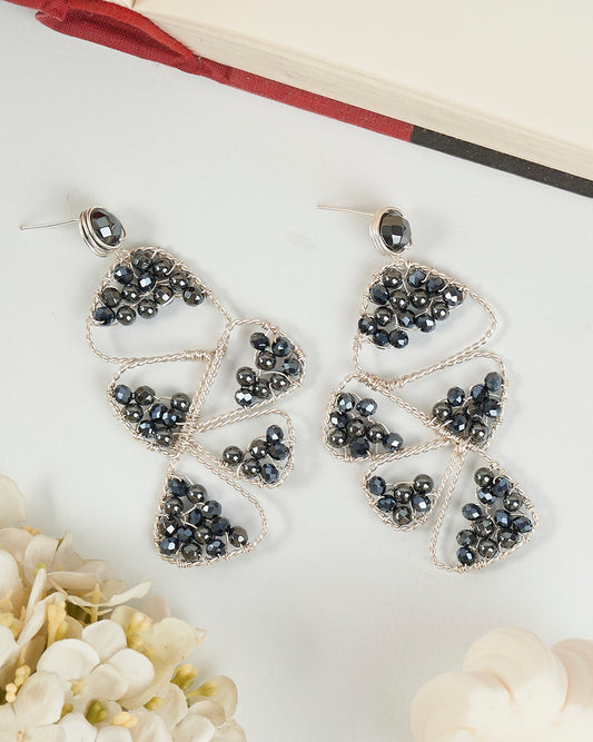Mozaic Silver Earrings