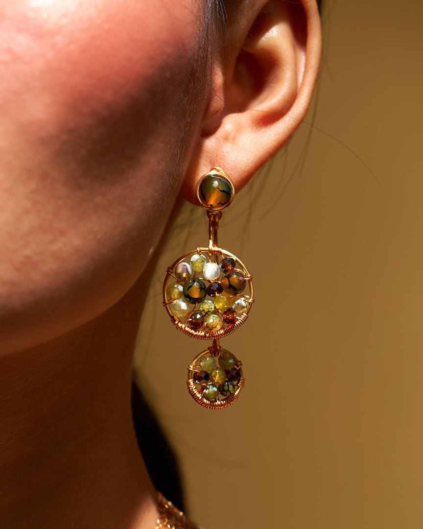 Majora Earrings Gold