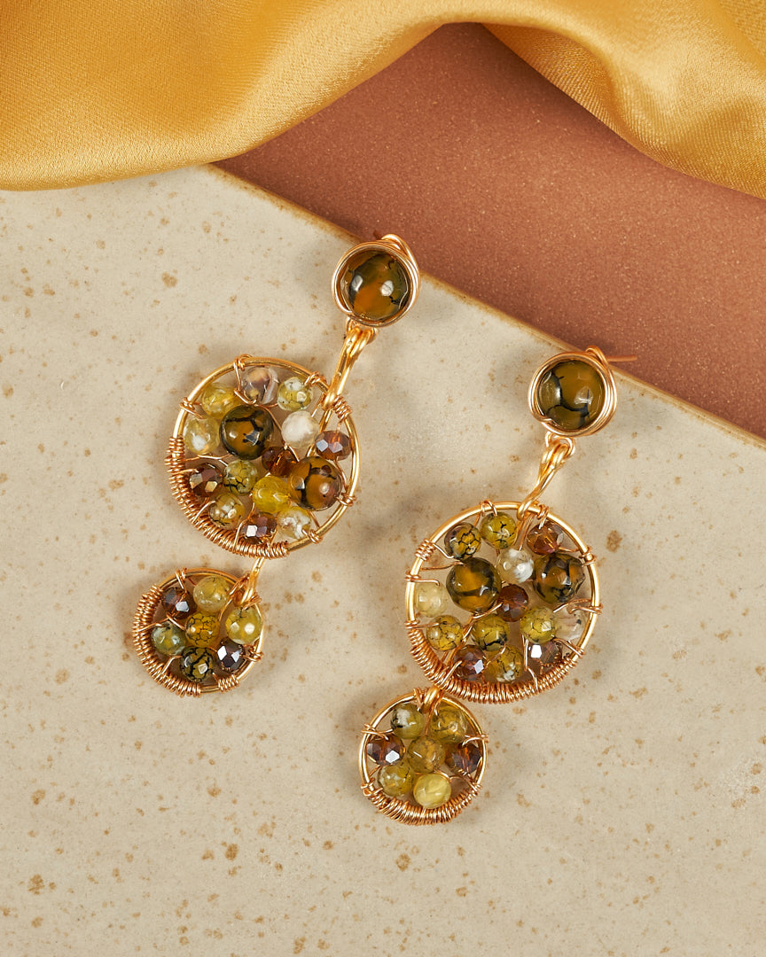 Majora Earrings Gold