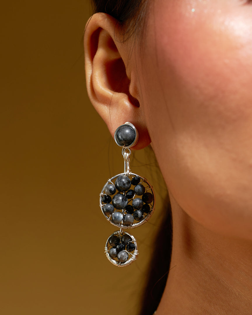 Majora Earrings Silver