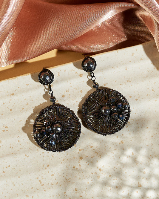 Revia Earrings Black