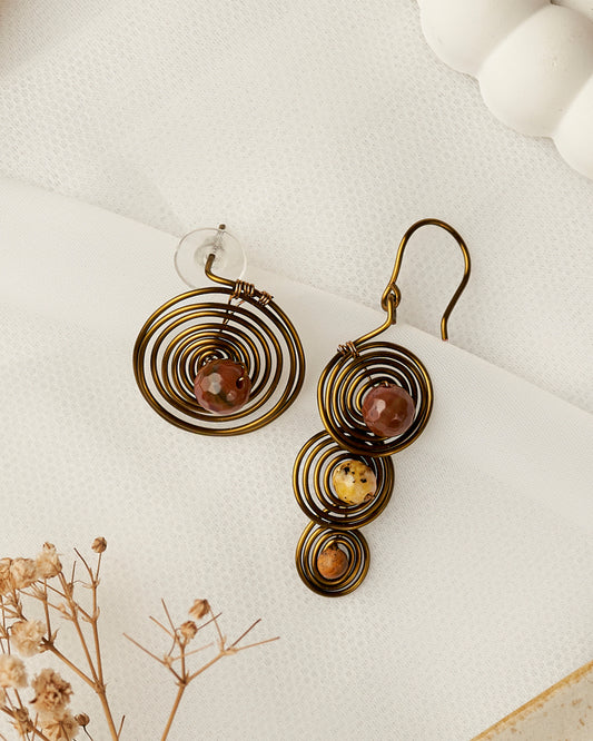 Dreamy Soleil Earring Tiger Eye GM