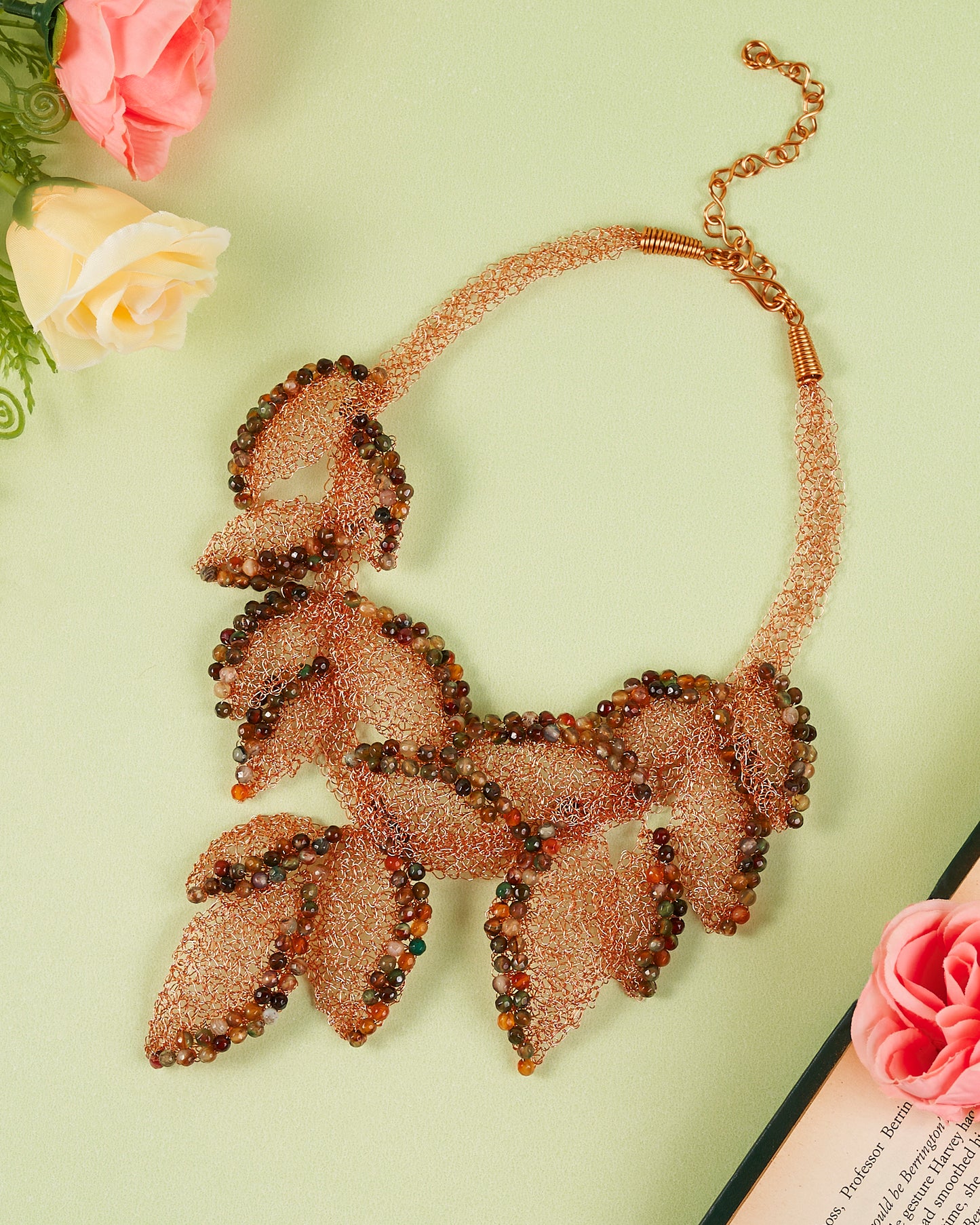 Verdelia Rose Gold Necklace