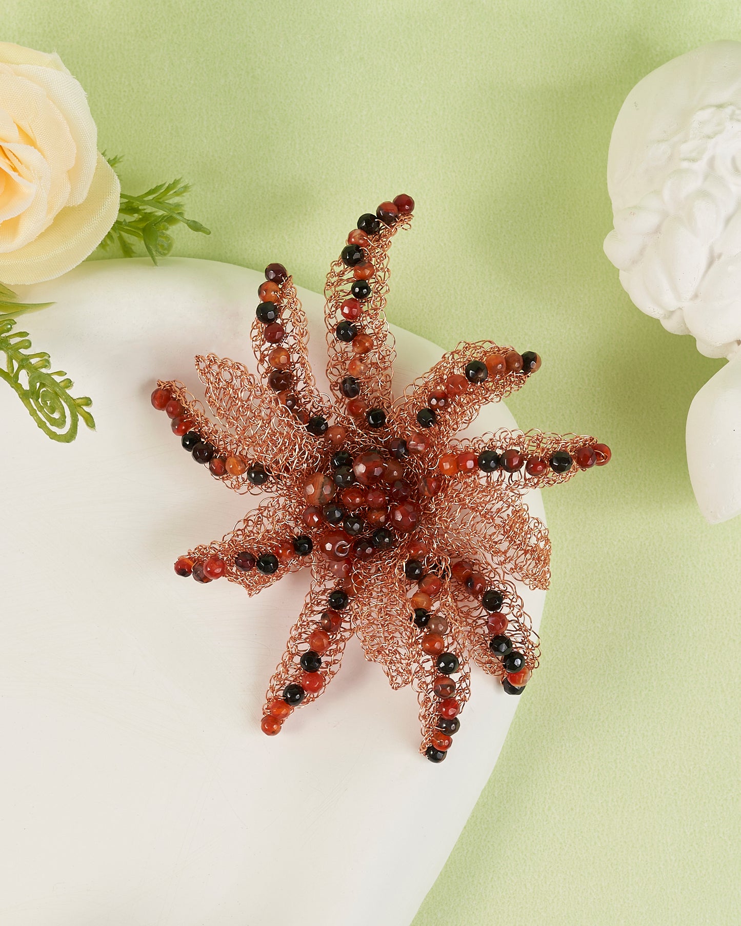 Araflora Rose Gold Brooch