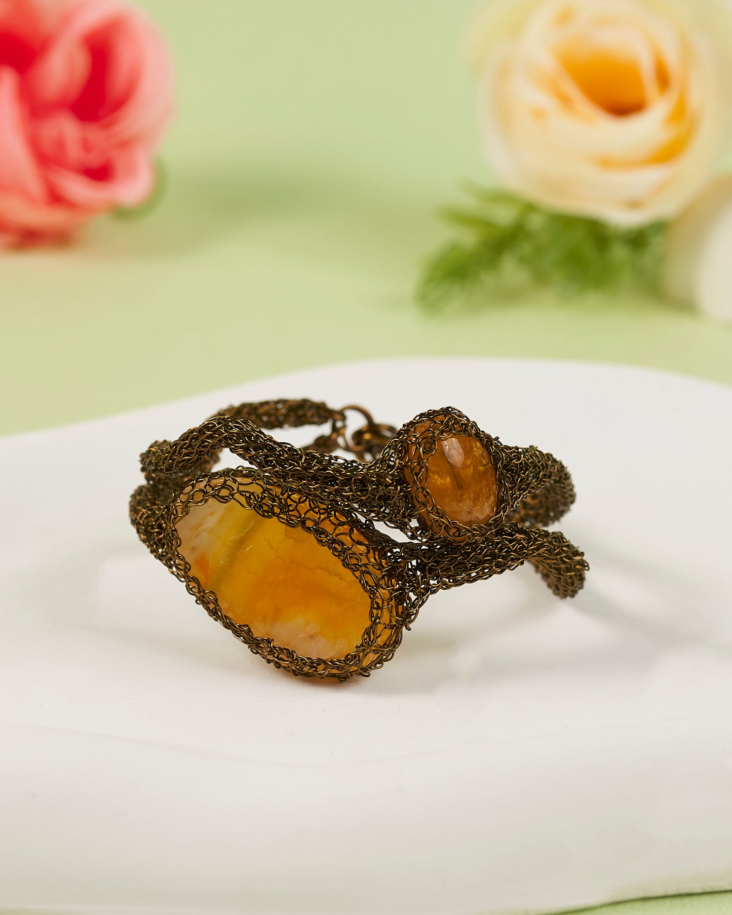 Candela Green Vintage Bangle
