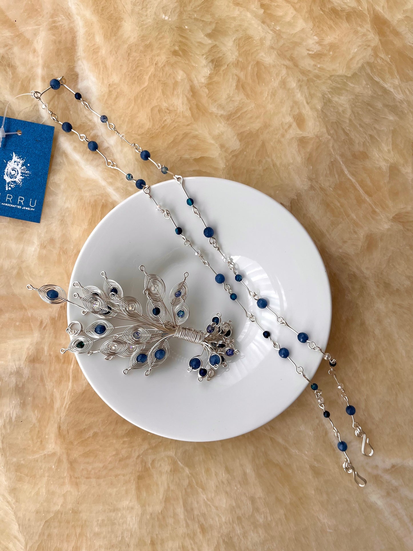 SPARKLING MERAK BLUE SILVER