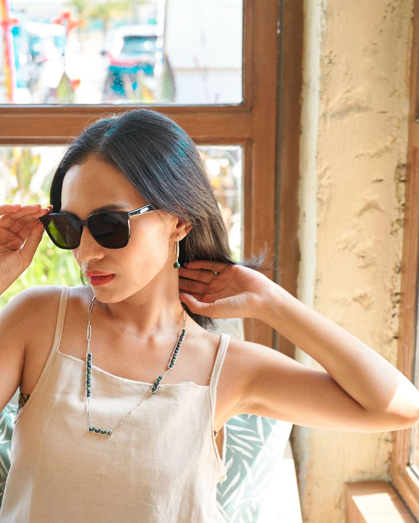 Santorini chrysocolla silver (01)