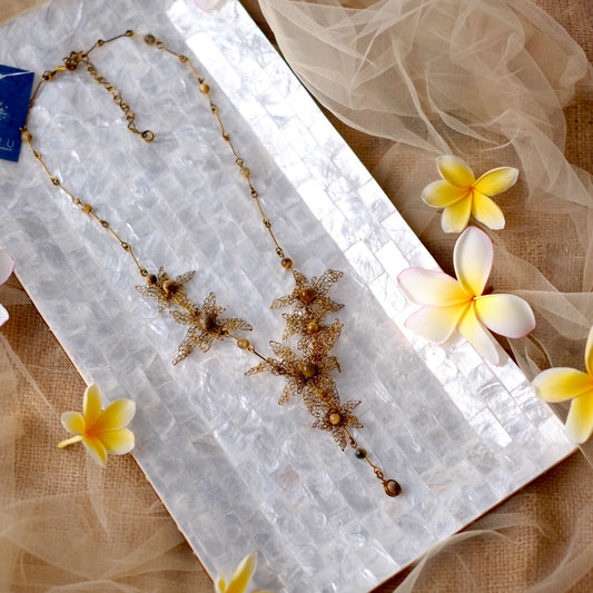 CANANGA NECKLACE TIGER EYE GM