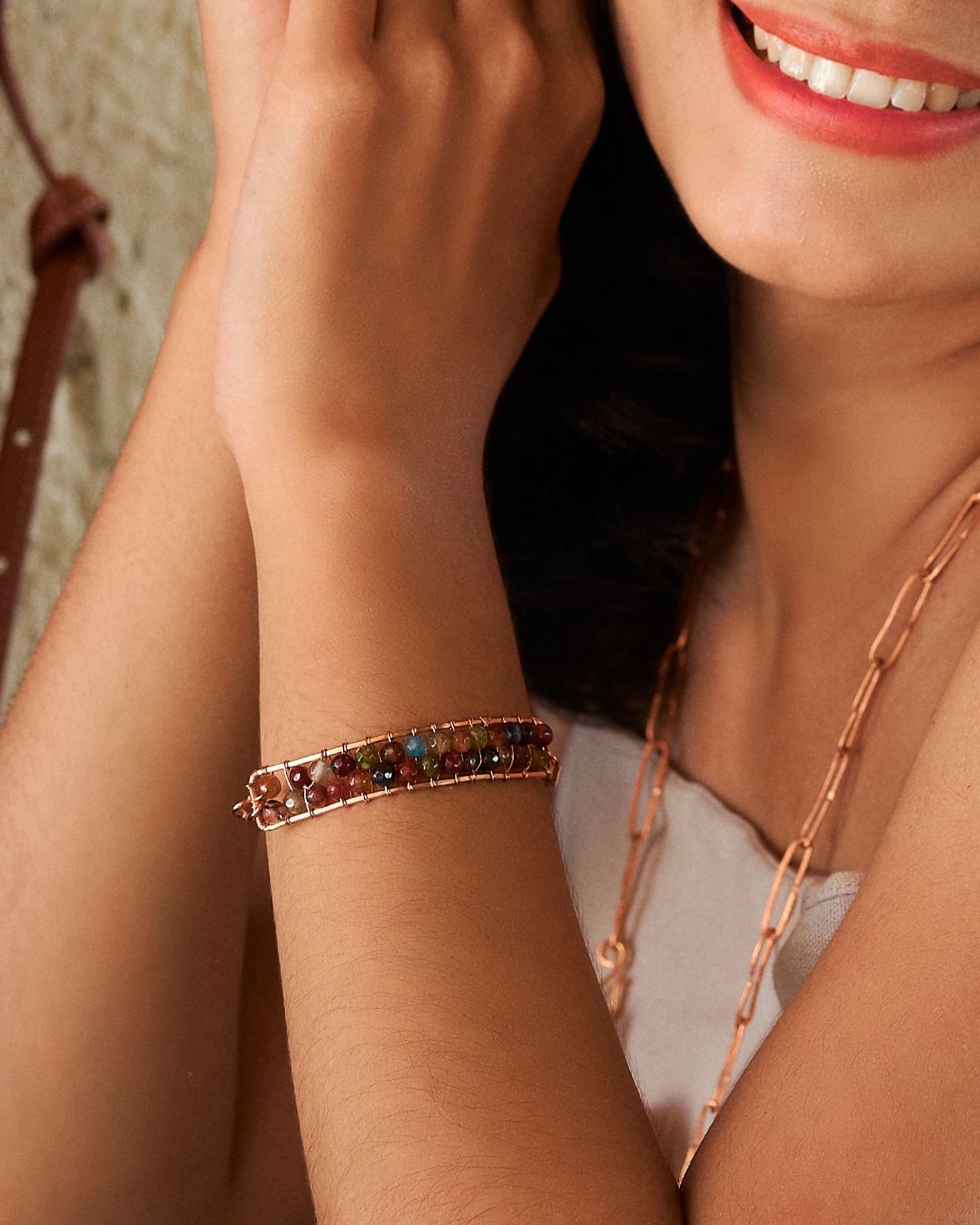 Como red colorful rg bracelet (9)