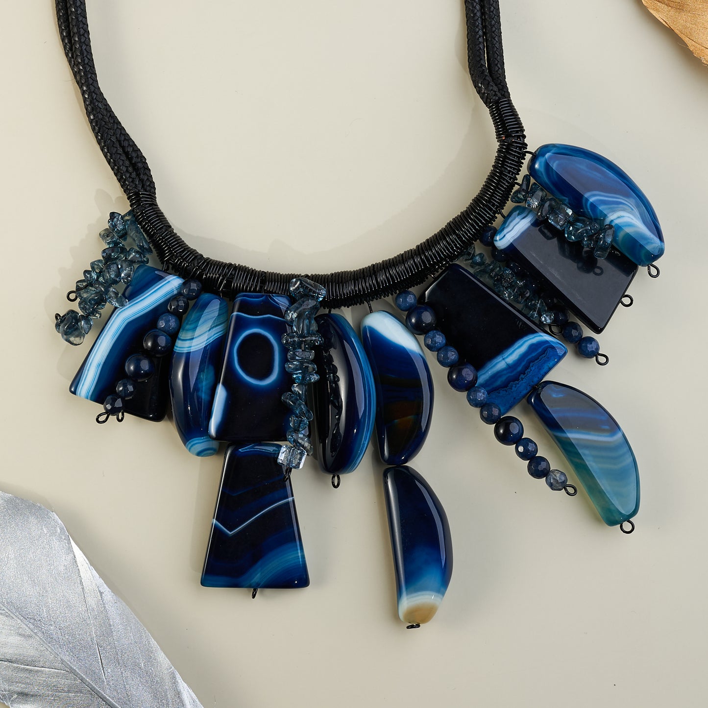 Dayak black necklace