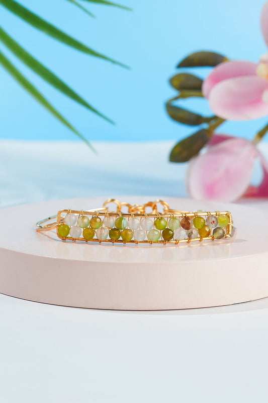 Como green brass bracelet (9)