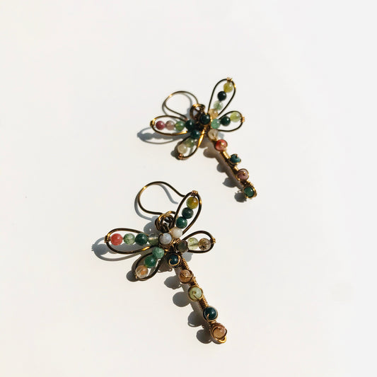 DRAGONFLIES EARRING INDIA GM