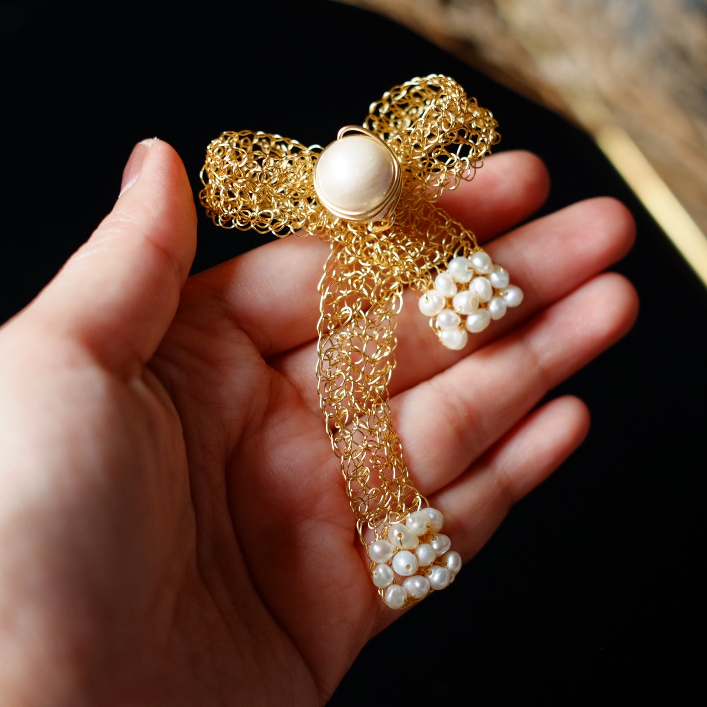 BROOCH PITA PEARL G