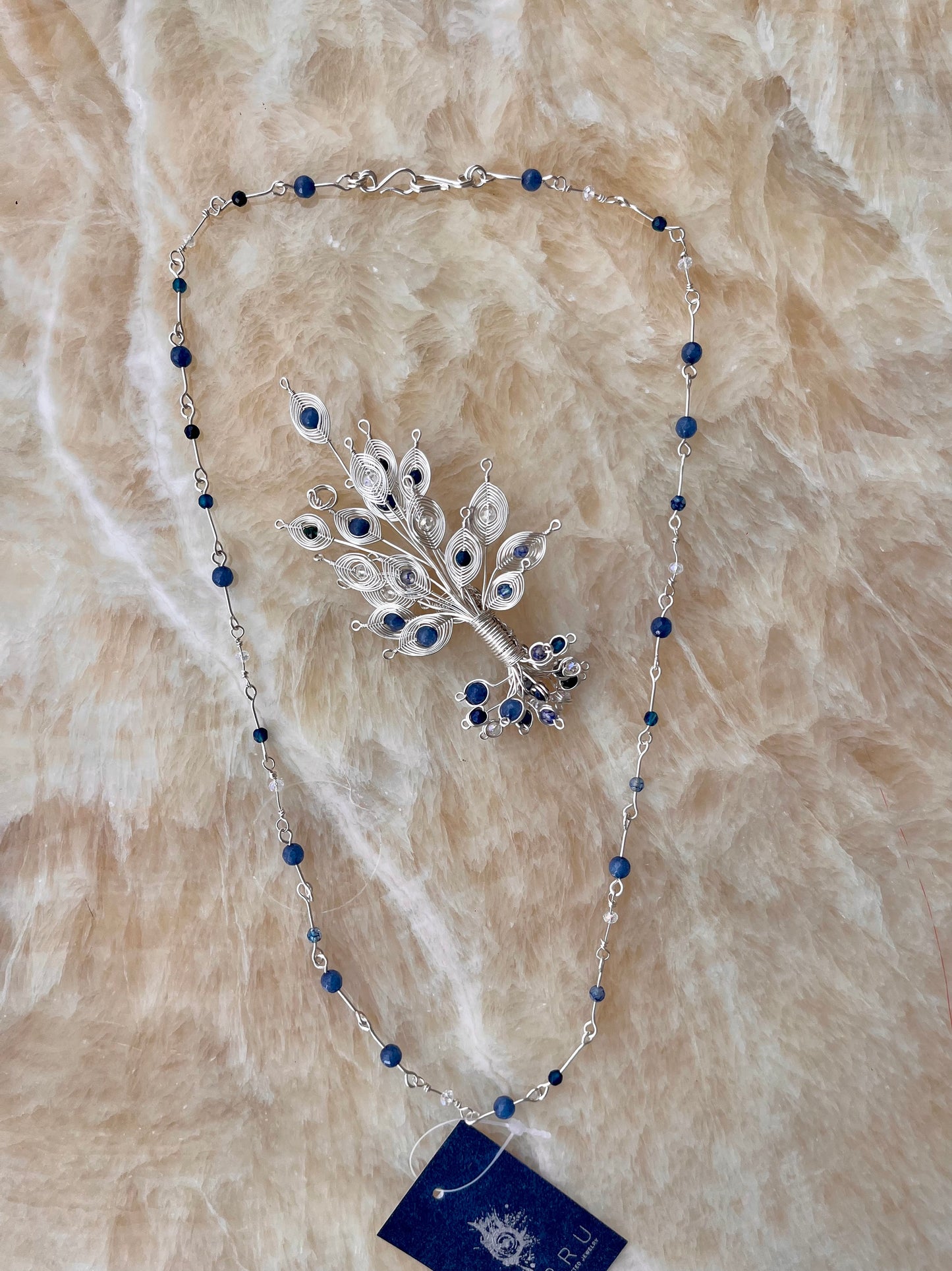 SPARKLING MERAK BLUE SILVER