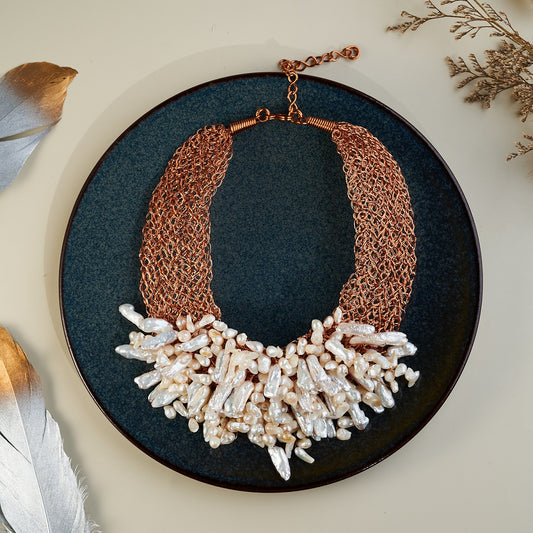 Borneo pearl RG choker