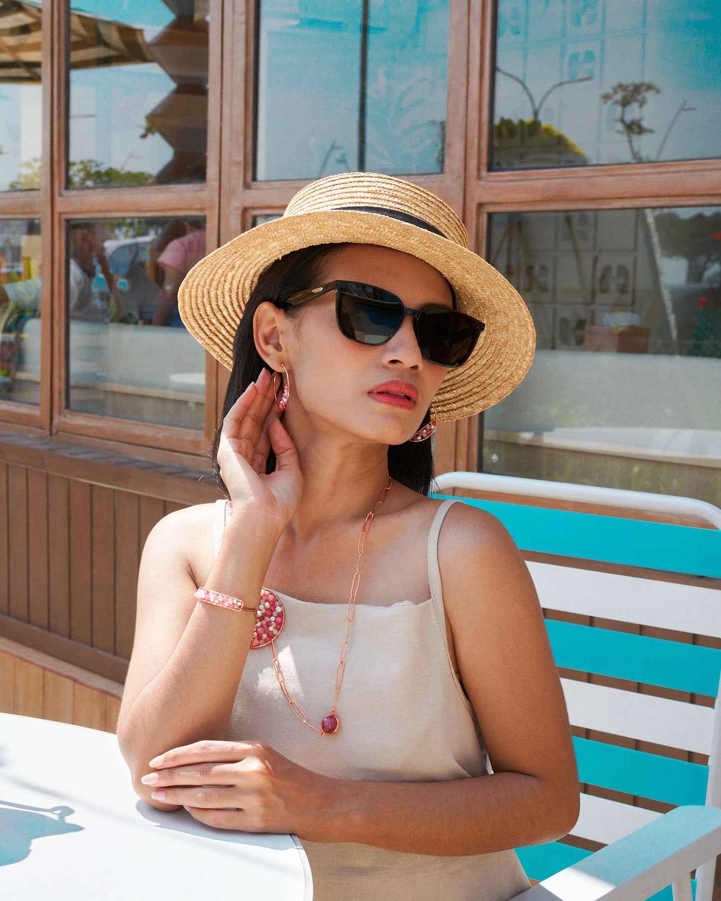 Madrid pink rg earring (12)