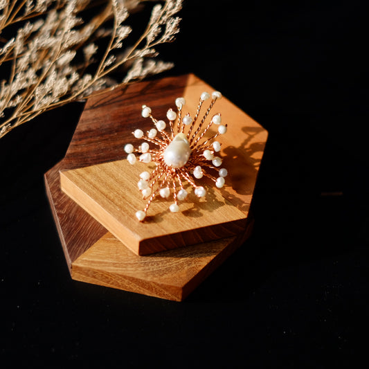 BROOCH MATAHARI PEARL RG