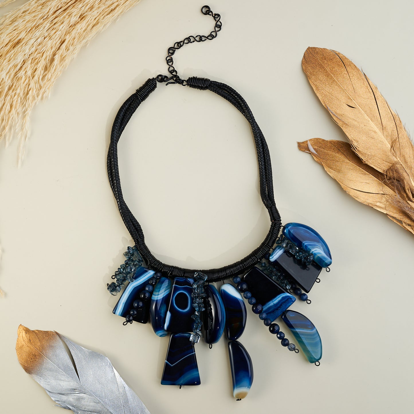 Dayak black necklace