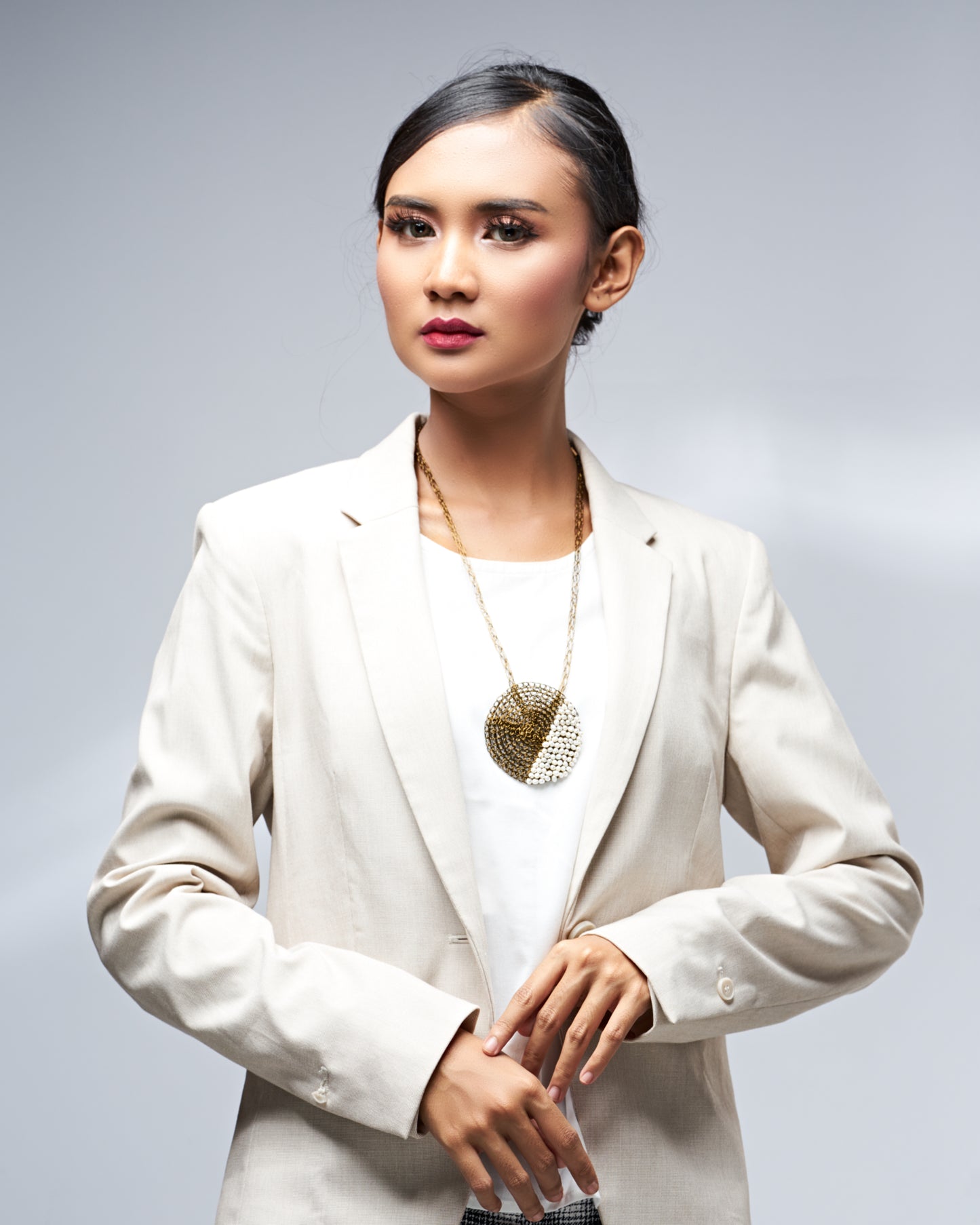 PENDANT BROOCH PEARL GM