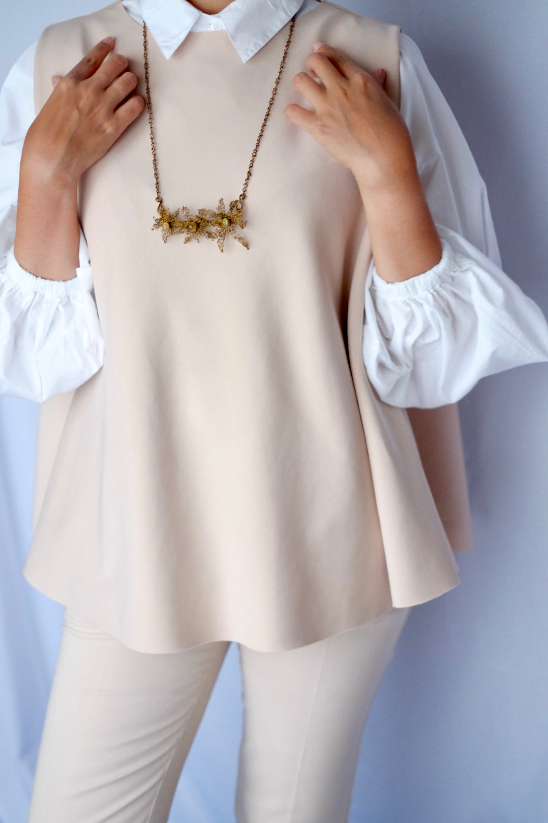 KEMUNING NECKLACE TIGER EYE GM